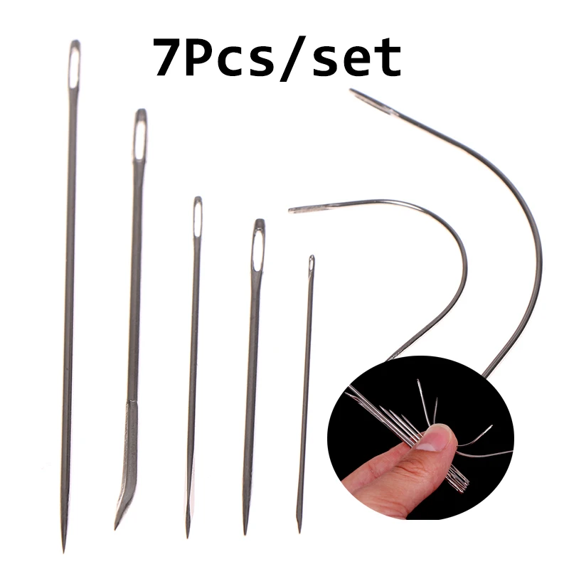 7 Pcs/set Sail Carpet Leather Curved Canvas Sewing Needles Hand Repair Tool Curved Mattress Needle Sewing Needles Set
7 Pcs/set Sail Carpet Leather Curved Canvas Sewing Needles Hand Repair Tool Curved Mattress Needle Sewing Needles Set
