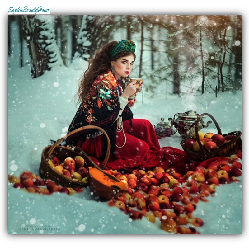 Sophie beauty home DIY 5D diamond painting snow apple girl embroidery cross stitch wall stickers mosaic pattern resin crafts
Sophie beauty home DIY 5D diamond painting snow apple girl embroidery cross stitch wall stickers mosaic pattern resin crafts