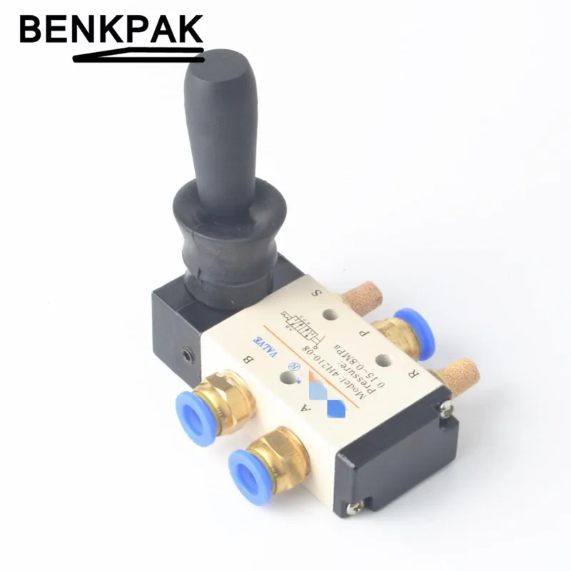 4H210-08 Port 1/4" BSP Manual Control Valves 5 way Pneumatic Hand Lever Operated Valve with fitting muffler
4H210-08 Port 1/4" BSP Manual Control Valves 5 way Pneumatic Hand Lever Operated Valve with fitting muffler