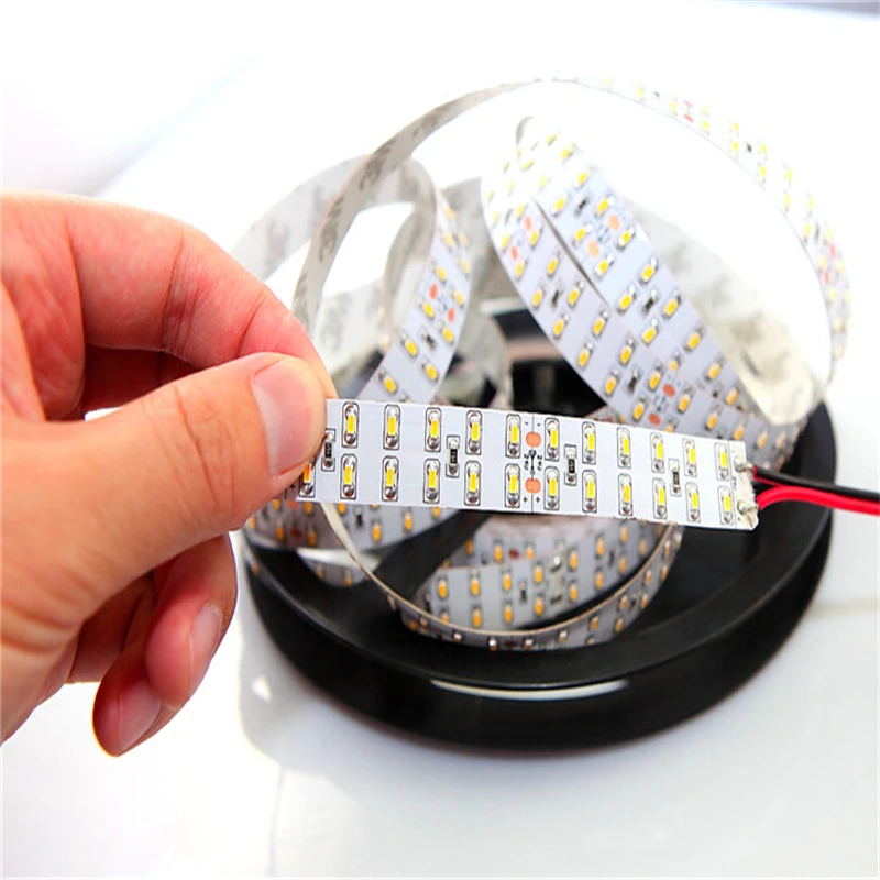 Двухрядная СВЕТОДИОДНАЯ лента SMD 3014 240led/m теплый белый холодный 5 м светодиодный/5