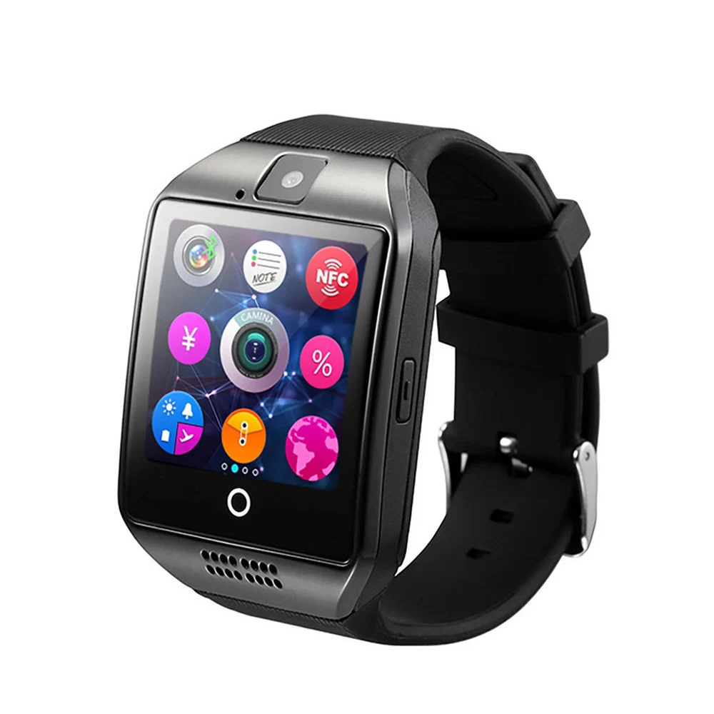Q18 Smart Watch With Touch Screen Bluetooth Camera Facebook Whatsapp SIM TF Card Push Message Smartwatch For Android Phone
Q18 Smart Watch With Touch Screen Bluetooth Camera Facebook Whatsapp SIM TF Card Push Message Smartwatch For Android Phone
