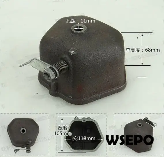 OEM Quality! Cylinder Head Cover/Valve Cover Assy for R175/R180 4 Stroke Small Water Cooled Diesel Engine
OEM Quality! Cylinder Head Cover/Valve Cover Assy for R175/R180 4 Stroke Small Water Cooled Diesel Engine