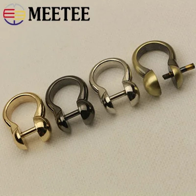Meetee 4pcs Metal D Ring Buckle Detachable Screw Clip Buckle DIY Luggage Handbag Bag Clothing Hardware Crafts Accessories BD004
Meetee 4pcs Metal D Ring Buckle Detachable Screw Clip Buckle DIY Luggage Handbag Bag Clothing Hardware Crafts Accessories BD004