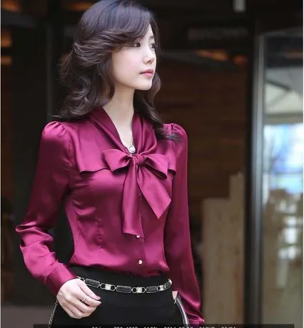Women Satin Chiffon Long Sleeve Blouses Bow Office Work Wear Plus Size Slim Professional Shirts Bluzas Camisa S-XXXL
Women Satin Chiffon Long Sleeve Blouses Bow Office Work Wear Plus Size Slim Professional Shirts Bluzas Camisa S-XXXL