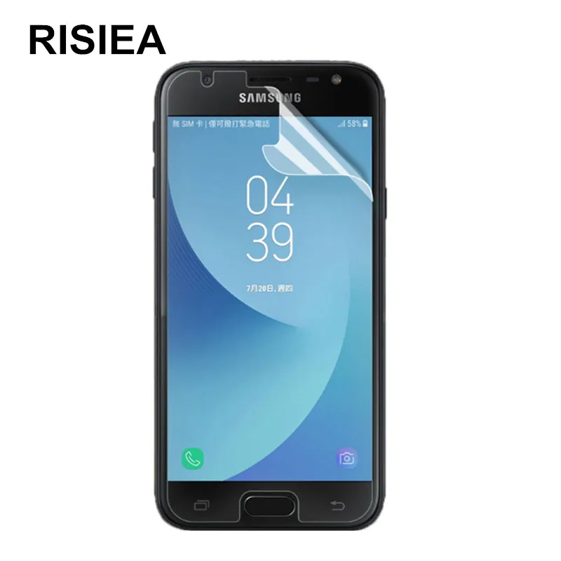 

RISIEA 3pcs Clear glossy Screen Protector Protective Film For Samsung Galaxy J1 Ace J2 Core Prime J3 Pro 2015 2016 2017 2018