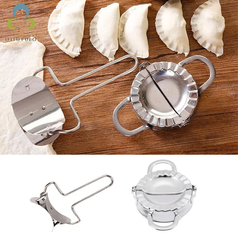 2 Pcs Stainless Steel Dumplings Manufacturing Mold Dumpling Tool Make Dumplings Special Artifact Kitchen Cooking Tools LXX
2 Pcs Stainless Steel Dumplings Manufacturing Mold Dumpling Tool Make Dumplings Special Artifact Kitchen Cooking Tools LXX