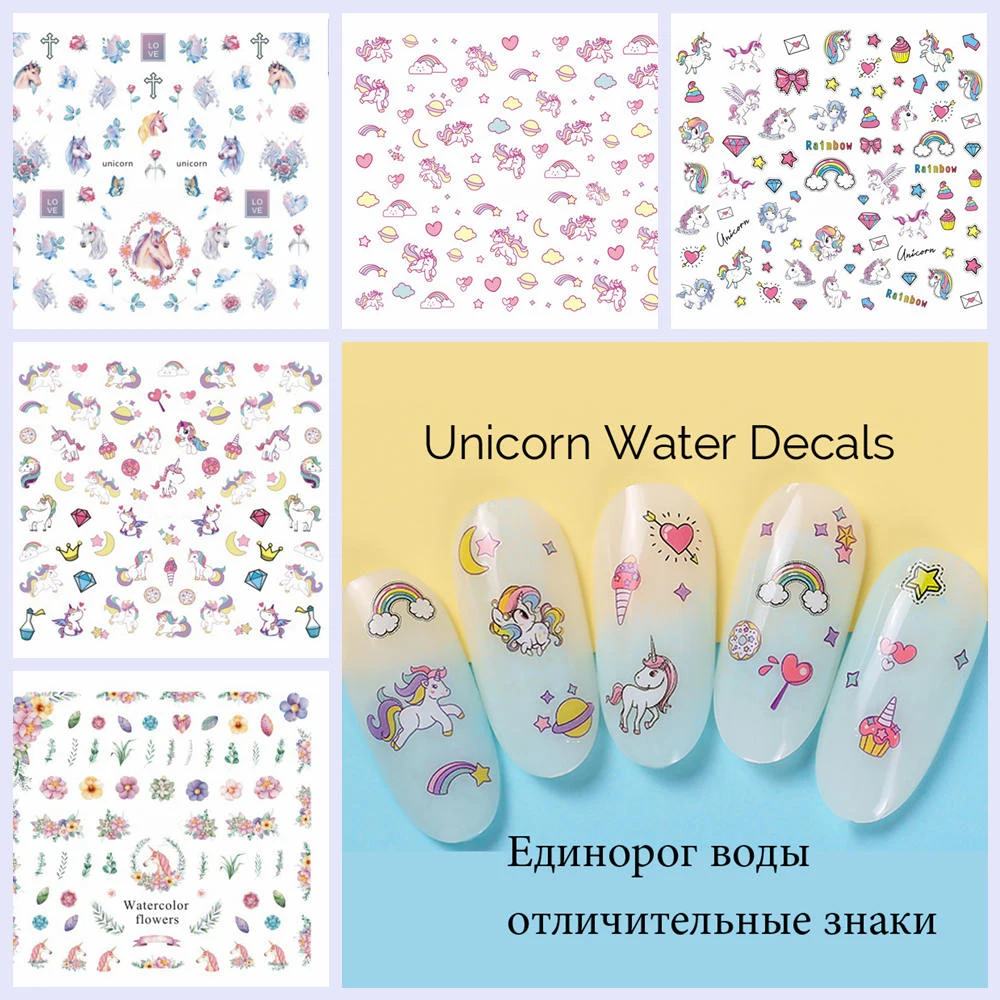 5pcs Nail Art Sticker Unicorn Lavender Flower Pony Nails Tips Decal Slider Nail Art Decal Beauty Foils Decoration
5pcs Nail Art Sticker Unicorn Lavender Flower Pony Nails Tips Decal Slider Nail Art Decal Beauty Foils Decoration