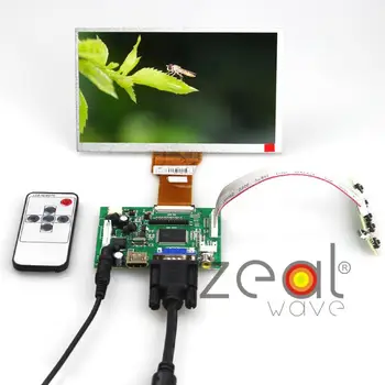 HDMI/VGA/AV Control Driver Board+7inch AT070TN90 AT070TN92 800x480 LCD Display For Raspberry Pi
HDMI/VGA/AV Control Driver Board+7inch AT070TN90 AT070TN92 800x480 LCD Display For Raspberry Pi