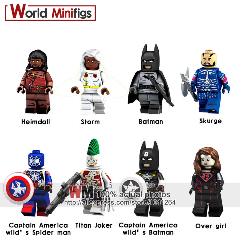 Single Sale Super Heroes Wonder Woman Spider-man Batman Spiderman Scolchi Building Blocks Gift Toys For Children
Single Sale Super Heroes Wonder Woman Spider-man Batman Spiderman Scolchi Building Blocks Gift Toys For Children