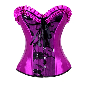 Lace Up Boned Overbust Waist Trainer Steampunk Corset Slimming Body Shapewear Plus Size Corselet Sexy Corsets And Bustiers
Lace Up Boned Overbust Waist Trainer Steampunk Corset Slimming Body Shapewear Plus Size Corselet Sexy Corsets And Bustiers
