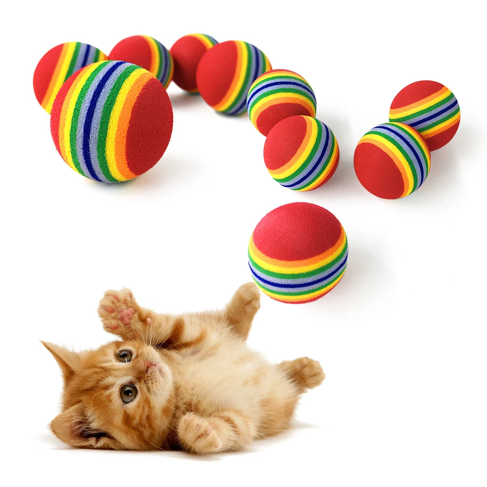 10Pcs/11Pcs Colorful Pet Rainbow Foam Fetch Balls Training Interactive Dog Funny Toy pet products Mutian Cat Snack Bar Toy
10Pcs/11Pcs Colorful Pet Rainbow Foam Fetch Balls Training Interactive Dog Funny Toy pet products Mutian Cat Snack Bar Toy