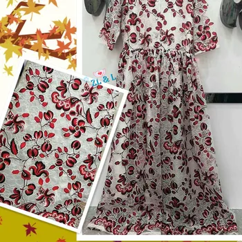 Boutique lace embroidered fabric mesh fabric DIY apparel accessories French mesh 60702 suitable for dress children's clothing
Boutique lace embroidered fabric mesh fabric DIY apparel accessories French mesh 60702 suitable for dress children's clothing