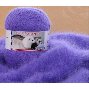 100g/2 Ball Mink Knitting Yarn Luxury Fur Hairy Cashmere Yarn For Hand Kintting marifetli Baby Warm Soft Weave laine a tricoter
100g/2 Ball Mink Knitting Yarn Luxury Fur Hairy Cashmere Yarn For Hand Kintting marifetli Baby Warm Soft Weave laine a tricoter
