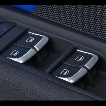 Car Window Glass Lifter Switch Buttons Decoration Sequins Interior Door Armrest Trim Chrome ABS For Audi A3 8V 2013-2018
Car Window Glass Lifter Switch Buttons Decoration Sequins Interior Door Armrest Trim Chrome ABS For Audi A3 8V 2013-2018