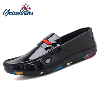 YEINSHAARS Patent Leather Loafers Men Casual Shoes Black Red Lazy Shoes Men with Fur Weight Light Male Walking Driving Shoes
YEINSHAARS Patent Leather Loafers Men Casual Shoes Black Red Lazy Shoes Men with Fur Weight Light Male Walking Driving Shoes