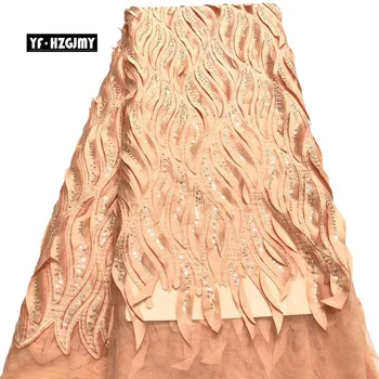 YF HZGJMY French Lace 2019 Latest Feather Peach Tulle Lace Fabric Peach Sequin Embroidery Nigeria African Lace Fabric A1704
YF HZGJMY French Lace 2019 Latest Feather Peach Tulle Lace Fabric Peach Sequin Embroidery Nigeria African Lace Fabric A1704