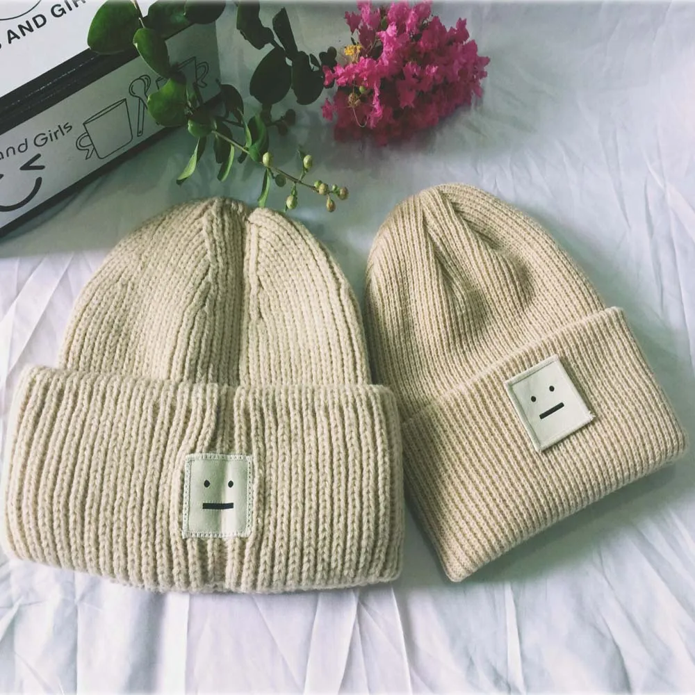 1 Set New Arrival Handmade Knitting Wool Hats Beanies For Mom And Baby Print Emoji Crochet Autumn Winter Warm Ear Caps
1 Set New Arrival Handmade Knitting Wool Hats Beanies For Mom And Baby Print Emoji Crochet Autumn Winter Warm Ear Caps