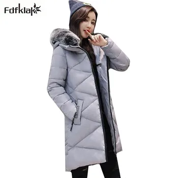 Women's winter jacket slim long cotton coat women thicken warm coat female big fur collar ladies jackets and coats parka 3XL
Women's winter jacket slim long cotton coat women thicken warm coat female big fur collar ladies jackets and coats parka 3XL