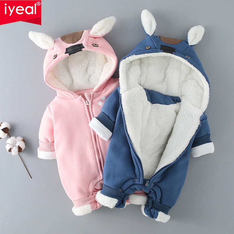 IYEAL Winter Newborn Jumpsuits Infant Baby Clothes Fleece Animal Fox Toddler Clothing Baby Romper Cotton-padded Overalls Outwear
IYEAL Winter Newborn Jumpsuits Infant Baby Clothes Fleece Animal Fox Toddler Clothing Baby Romper Cotton-padded Overalls Outwear