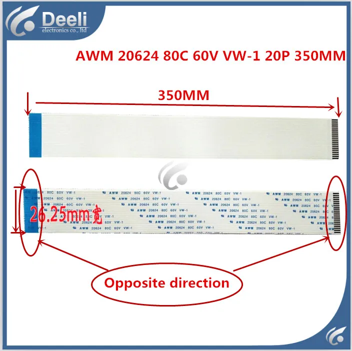 2pcs good Working New original AWM 20624 80C 60V VW-1 20P 1.25MM long 350MM Out of plane 2pcs good Working New original AWM 20624 80C 60V VW-1 20P 1.25MM long 350MM Out of plane<br><br>Aliexpress