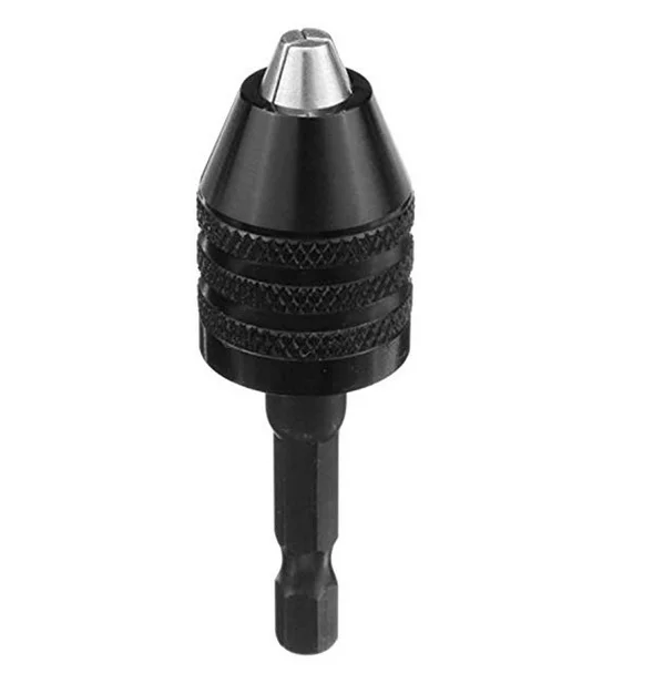 Black Keyless Drill Chuck 1/4 Inch Hex Shank Quick Change Adapter Converter High quality Easy to operate
Black Keyless Drill Chuck 1/4 Inch Hex Shank Quick Change Adapter Converter High quality Easy to operate