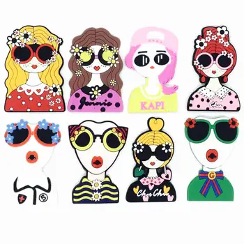 Fashion Girl Flatback Soft PVC Charms Fit Keychain/Fridge Magnet/Clogs/Phone Case/iPad DIY Craft Accessory Promotional Gift
Fashion Girl Flatback Soft PVC Charms Fit Keychain/Fridge Magnet/Clogs/Phone Case/iPad DIY Craft Accessory Promotional Gift