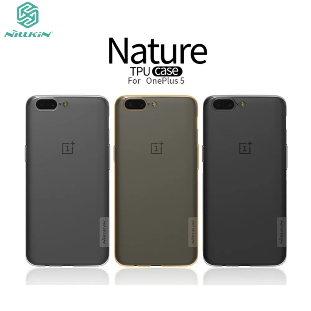 NILLKIN Original Oneplus 5 Case One Plus 5 Case Cover Nature TPU Case For Oneplus5 Soft Silicone Transparent Back Cover Coque
NILLKIN Original Oneplus 5 Case One Plus 5 Case Cover Nature TPU Case For Oneplus5 Soft Silicone Transparent Back Cover Coque