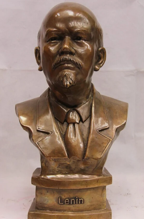 song voge gem S0455 19 China Folk Old Brass Copper Bronze Made Colossus Leader Lenin Head Art Statue
song voge gem S0455 19 China Folk Old Brass Copper Bronze Made Colossus Leader Lenin Head Art Statue