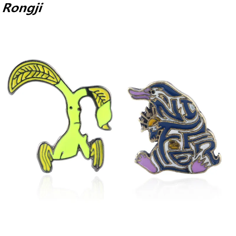 Pickett the Bowtruckle Niffler Brooches Fantastic Beasts Hogwarts enamel letter always pin Fashion Jewelry
Pickett the Bowtruckle Niffler Brooches Fantastic Beasts Hogwarts enamel letter always pin Fashion Jewelry