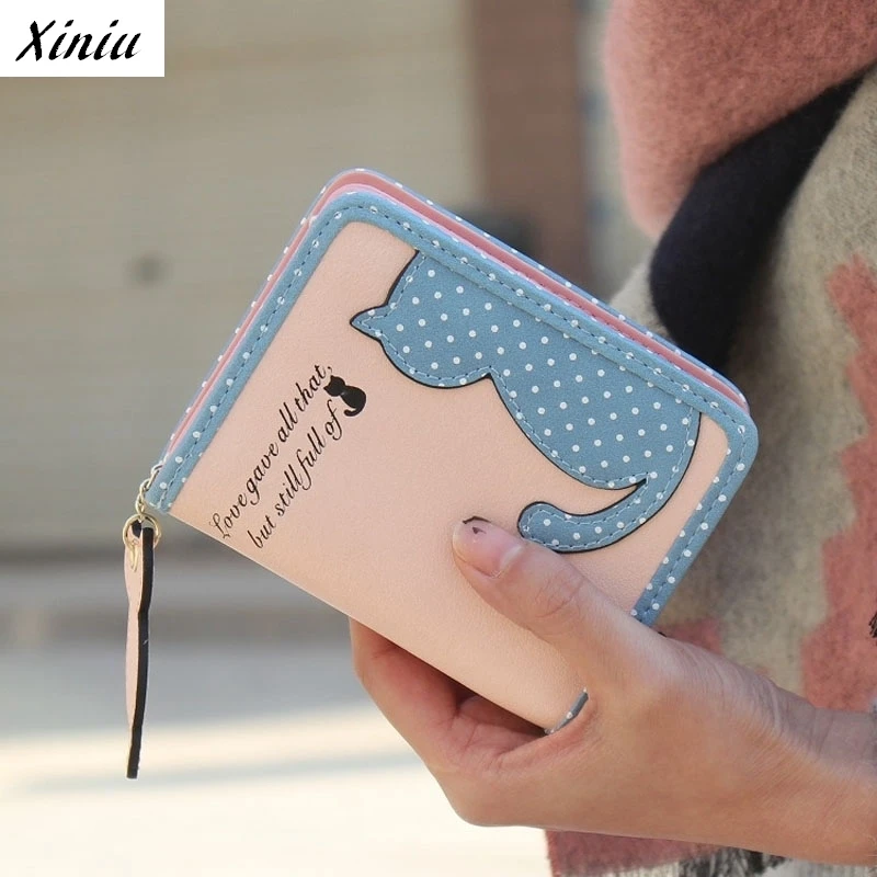Xiniu Wallet Women Gato Pattern Tassle Women Purse Kitty Zipper Short Wallet Billeteras Para Mujer #2922
Xiniu Wallet Women Gato Pattern Tassle Women Purse Kitty Zipper Short Wallet Billeteras Para Mujer #2922