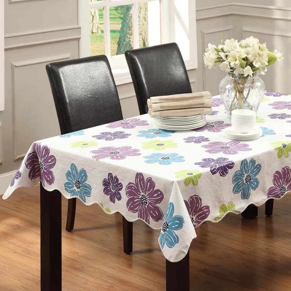 Flower Style Table cloth Waterproof & Oilproof Wipe Clean Vinyl+Flannel Tablecloth Dining Kitchen Table Cover CZ219
Flower Style Table cloth Waterproof & Oilproof Wipe Clean Vinyl+Flannel Tablecloth Dining Kitchen Table Cover CZ219