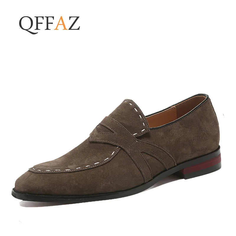 QFFAZ Men Shoes Fashion Men's Casual Shoes Handmade Loafers Comfortable Breathable Men Dress Shoes
QFFAZ Men Shoes Fashion Men's Casual Shoes Handmade Loafers Comfortable Breathable Men Dress Shoes