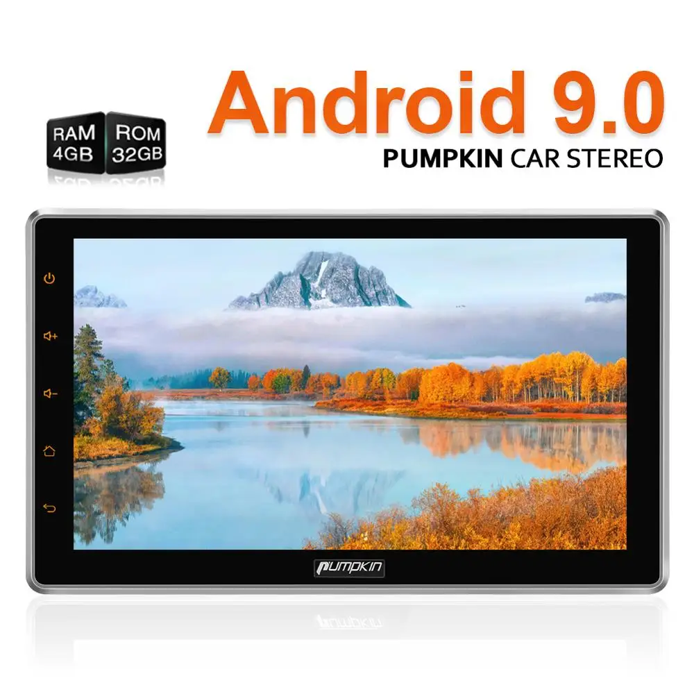 Pumpkin 2 Din 10.1''Android 9.0 Universal Radio Octa-core 4GB 32GB Car Stereo Audio No DVD Player GPS Navigation Wifi OBD2 DAB
Pumpkin 2 Din 10.1''Android 9.0 Universal Radio Octa-core 4GB 32GB Car Stereo Audio No DVD Player GPS Navigation Wifi OBD2 DAB