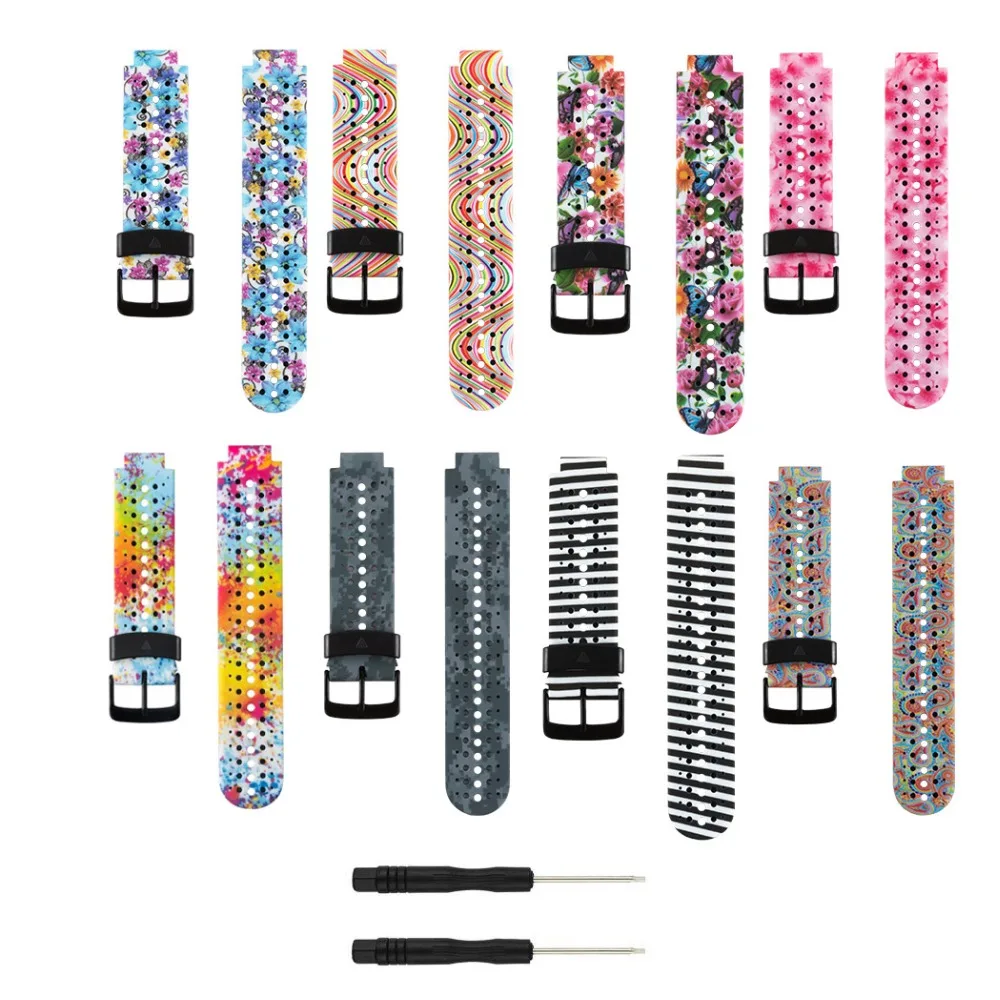 (230HS)Soft Silicone Replacement Watch Band for Garmin Forerunner 230/235/235Lite /220 / 620 / 630 / 735 Smart Watch
(230HS)Soft Silicone Replacement Watch Band for Garmin Forerunner 230/235/235Lite /220 / 620 / 630 / 735 Smart Watch