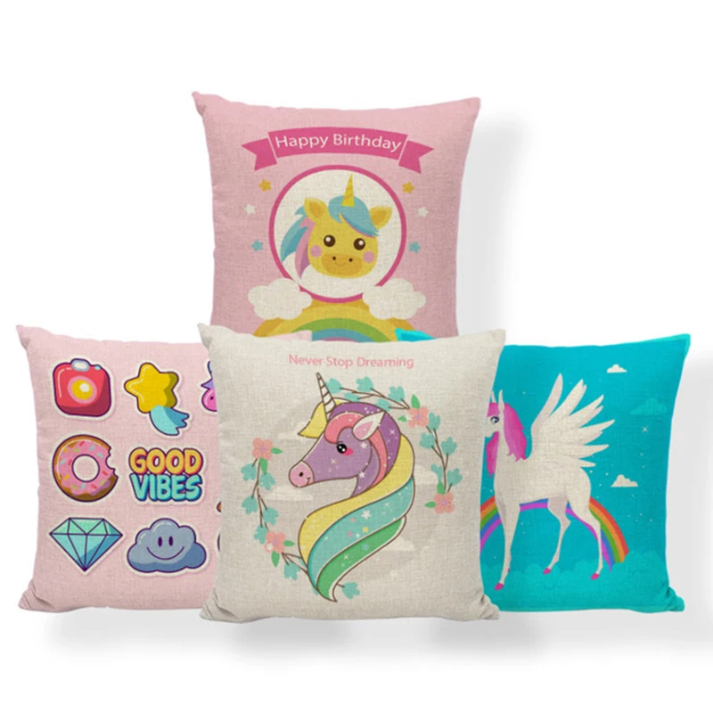 Unicorn Rainbow Cushion Cover Diamond Flower Pillows Covers Lounge Anniversary Gift For Couples Throw Pillow Covers Small Linen
Unicorn Rainbow Cushion Cover Diamond Flower Pillows Covers Lounge Anniversary Gift For Couples Throw Pillow Covers Small Linen