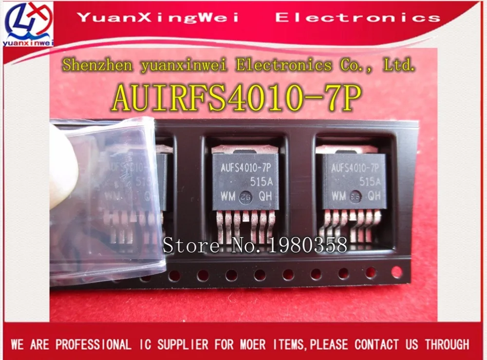 IRFS4010-7P IRFS4010-7 IRFS4010 FS4010-7P AUIRFS4010-7P AUIRFS4010-7 AUFS4010-7P D2PAK Absolute Imported Original 10PCS/LOT
IRFS4010-7P IRFS4010-7 IRFS4010 FS4010-7P AUIRFS4010-7P AUIRFS4010-7 AUFS4010-7P D2PAK Absolute Imported Original 10PCS/LOT