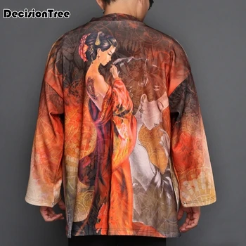 2020 men kimono half sleeve print japanese style cardigan yukata coat retro vintage harajuku loose
2020 men kimono half sleeve print japanese style cardigan yukata coat retro vintage harajuku loose