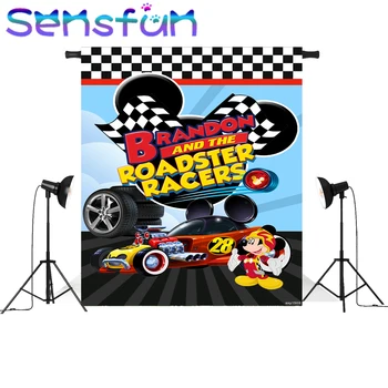 Sxy1503 Children 1st Birthday photography Backdrops Custom Photo Studio Roadster Racers Mickey Mouse Backdrop Background Vinyl
Sxy1503 Children 1st Birthday photography Backdrops Custom Photo Studio Roadster Racers Mickey Mouse Backdrop Background Vinyl