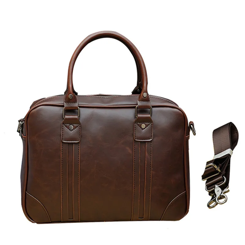 2019 Luxury Men Briefcase Male Designer Business Men's Handbags PU Leather Messenger bag Office Vintage Shoulder Laptop Bag L164
2019 Luxury Men Briefcase Male Designer Business Men's Handbags PU Leather Messenger bag Office Vintage Shoulder Laptop Bag L164