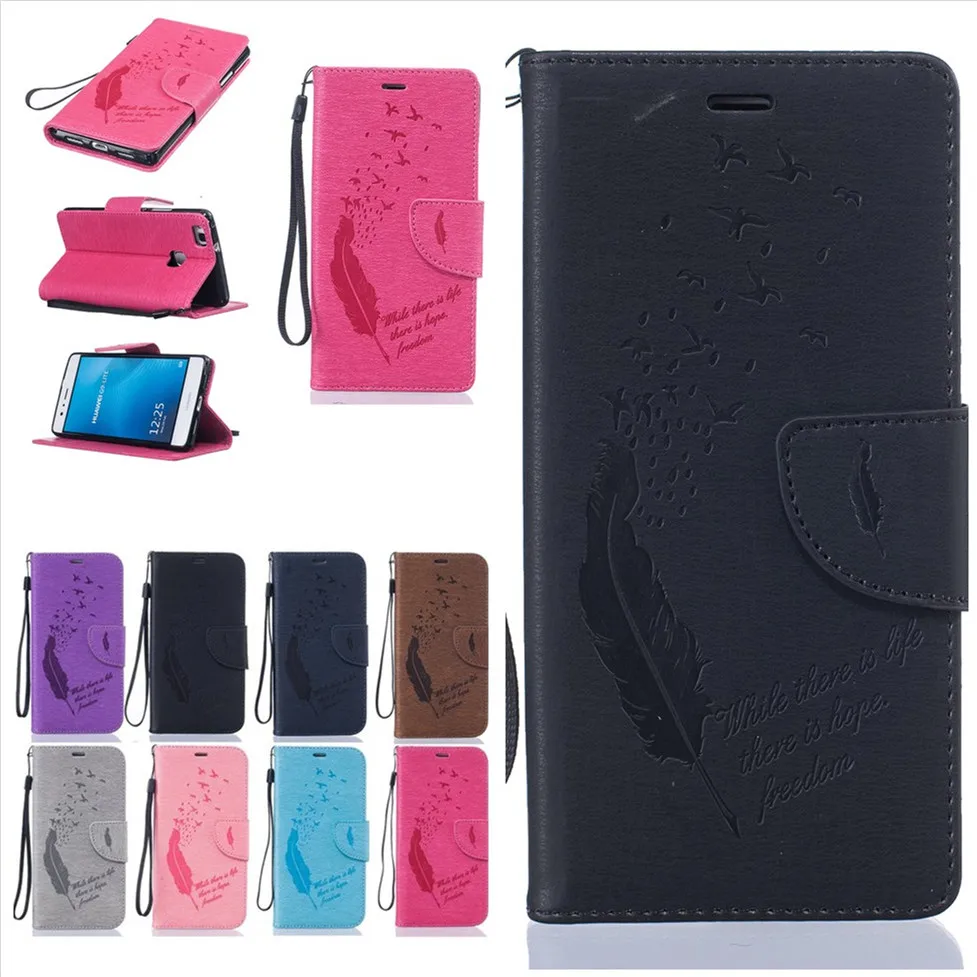 Coque For Huawei P9Lite P9 Lite Mate 8 Honor 5X Cases Cover Wallet Leather Birds Feather Mobile Accessories Phone Bag Shell Case
Coque For Huawei P9Lite P9 Lite Mate 8 Honor 5X Cases Cover Wallet Leather Birds Feather Mobile Accessories Phone Bag Shell Case