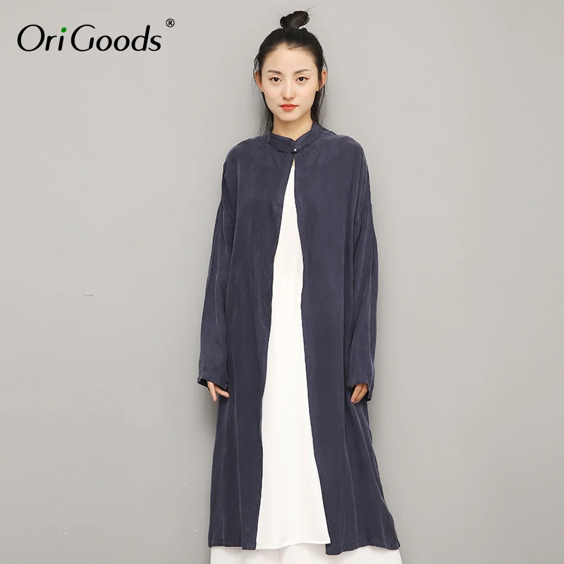 OriGoods Chinese style Long Kimono Shirt Women Long sleeve 2019 Summer new Long Shirt Blouse Women Vintage Outwear Tops F050
OriGoods Chinese style Long Kimono Shirt Women Long sleeve 2019 Summer new Long Shirt Blouse Women Vintage Outwear Tops F050