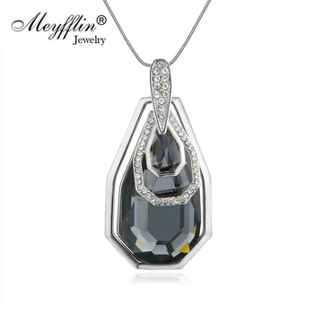 Meyfflin Women Crystal Necklace Collier Femme Fashion Geometric Long Chain Necklaces & Pendants Choker Female Jewelry Colar
Meyfflin Women Crystal Necklace Collier Femme Fashion Geometric Long Chain Necklaces & Pendants Choker Female Jewelry Colar