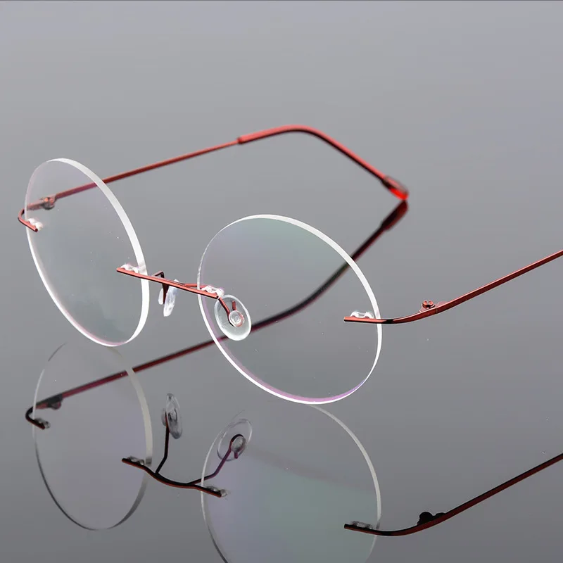 Foldable Titanium Round Glasses Frames Men Rimless Flexible Optical Frame Prescription Spectacle Women Alloy Legs Eye Glasses
Foldable Titanium Round Glasses Frames Men Rimless Flexible Optical Frame Prescription Spectacle Women Alloy Legs Eye Glasses