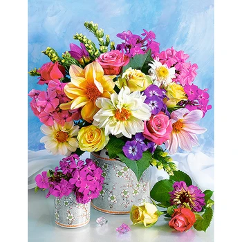 DIY 5D Full Diamond Painting Cross Stitch flower Diamond Embroidery Needlework Patterns Rhinestone kits
DIY 5D Full Diamond Painting Cross Stitch flower Diamond Embroidery Needlework Patterns Rhinestone kits