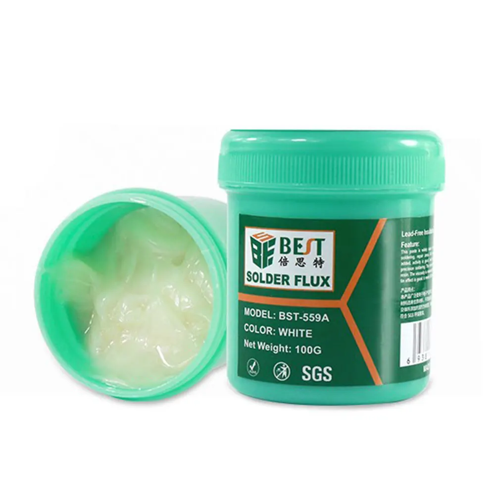 100g Lead-Free Soldering Paste Insulation Halogen free Tin Soldering Welding Flux for SMT BGA SMD PGA Soldering Welding Repair
100g Lead-Free Soldering Paste Insulation Halogen free Tin Soldering Welding Flux for SMT BGA SMD PGA Soldering Welding Repair