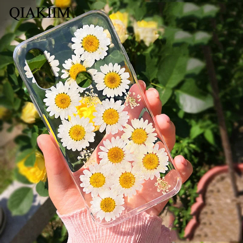 Dried Real Flower Handmade Clear Pressed Phone Case For Xiaomi Mi 6 6X 8 8SE 8lite 9 Case Soft TPU Cute Daisy Back Cover Capa
Dried Real Flower Handmade Clear Pressed Phone Case For Xiaomi Mi 6 6X 8 8SE 8lite 9 Case Soft TPU Cute Daisy Back Cover Capa