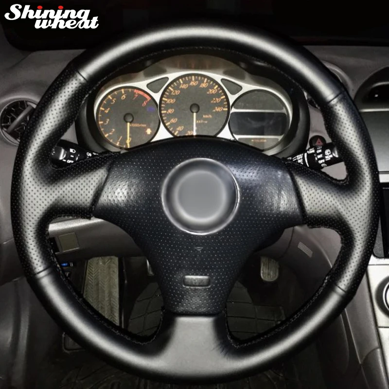 Shining wheat Black Leather Car Steering Wheel Cover for Toyota RAV4 1998-2003 Celica 1998-2005 Corolla (US) 2003-2008
Shining wheat Black Leather Car Steering Wheel Cover for Toyota RAV4 1998-2003 Celica 1998-2005 Corolla (US) 2003-2008
