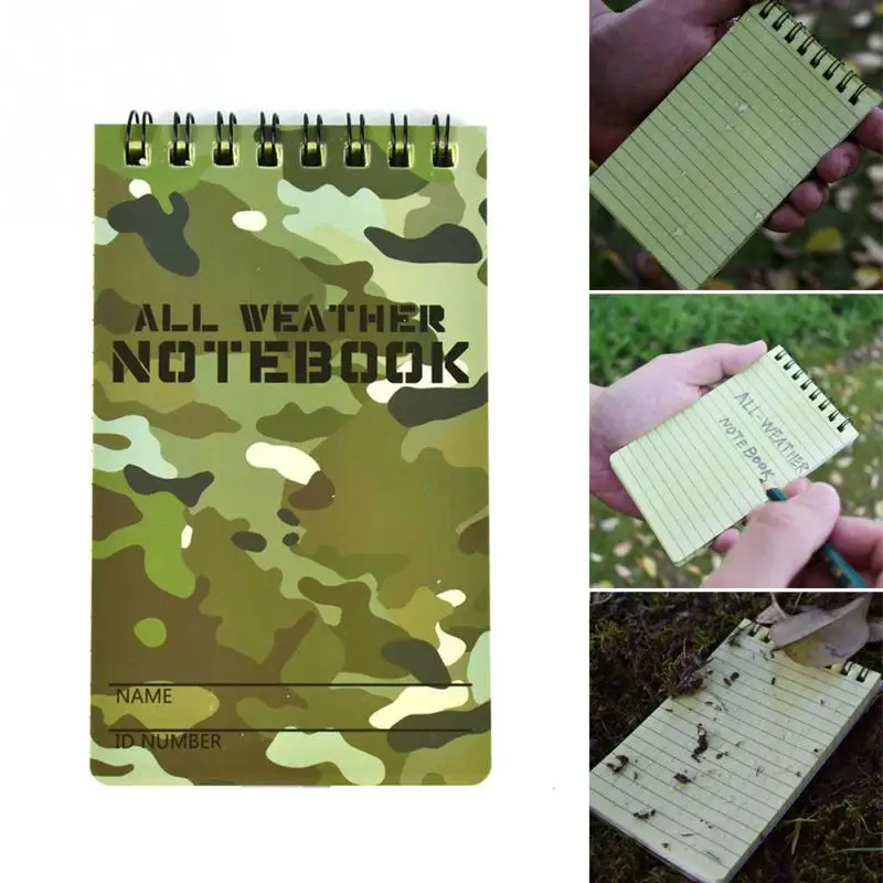 1/5/10pcs Tactical Note Book All-Weather All Weather Notebook Waterproof Writing Paper in Rain cahier
1/5/10pcs Tactical Note Book All-Weather All Weather Notebook Waterproof Writing Paper in Rain cahier