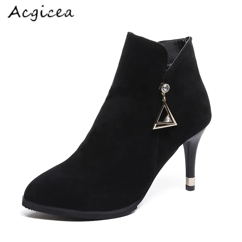 Women boots winter 2019 new women's Flock wild Pointed Toe Flock high-heeled boots women's simple comfortable Flock boots z154
Women boots winter 2019 new women's Flock wild Pointed Toe Flock high-heeled boots women's simple comfortable Flock boots z154