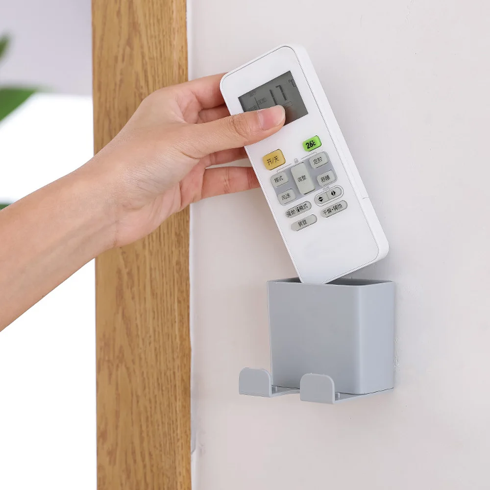 No Punching Plug Remote Control Box Mobile Phone Holder Air Conditioner Case Practical Container Stand Home Storage Organizer
No Punching Plug Remote Control Box Mobile Phone Holder Air Conditioner Case Practical Container Stand Home Storage Organizer